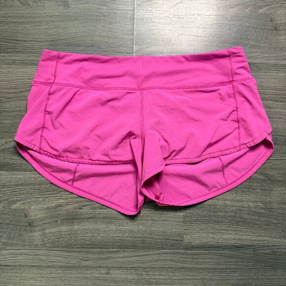 Lululemon Women's Speed Up Low-Rise Lined Short 2.5" - Pink - Picture 4 of 11